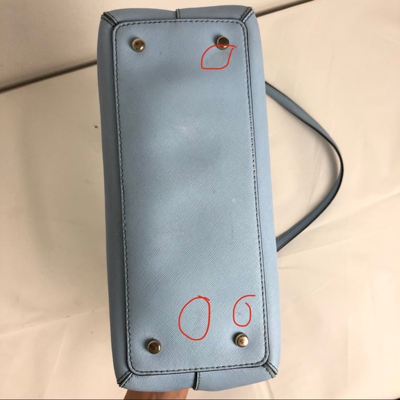 Kate Spade Cedar St Maise blue leather handbag - Picture 9 of 12